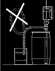 ALLACCAMENTO DEL CRCUTO PRODOTT Dopo aver eseguito il posizionamento è possibile effettuare l allacciamento della pompa al circuito del prodotto operando come segue: ATTENZONE: il tubo di