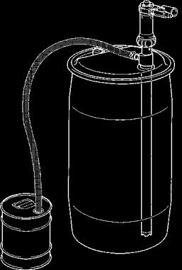 ATTENZONE: è vietato l utilizzo della pompa con fluidi non compatibili con i materiali dei compo- nenti della stessa o in ambiente con presenza di fluidi non compa- tibili.
