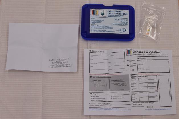 Jednotlivé součásti odběrového setu jsou znázorněny na obrázku 31.
