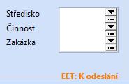 BĚŽNÝ REŽIM Doklad se běžně z terminálu zaeviduje u FS a do Pohody se poté odešle už s příznakem Externě: Pokud se nepodařilo doklad zaevidovat, odešle se do