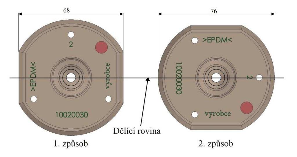 KONCEPČNÍ ŘEŠENÍ 4 KONCEPČNÍ ŘEŠENÍ Pro lepší orientaci a správnou volbu koncepčního řešení mi bylo poskytnuto k prostudování několik konstrukčních řešení forem s různými způsoby zaformování výlisku.