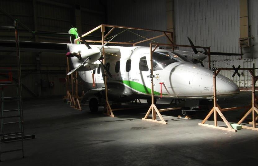 Obr. 7.3 EV-55 při měření LLDD.