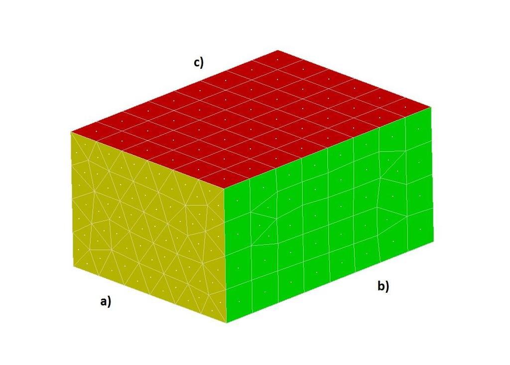 8.2.3 Segmentace modelu podle požitých materiálů Takto vytvořené struktury se z návrhového systému CATIA uložily do formátu IGES (*.igs).