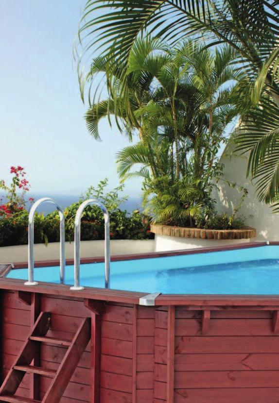 MODELOVÉ ŘADY OCEAPOOL A BASPA-WOOD Pro zákazníky, kteří hledají rychlé a úsporné řešení, jsme připravili řadu typizovaných bazénů Oceapool.