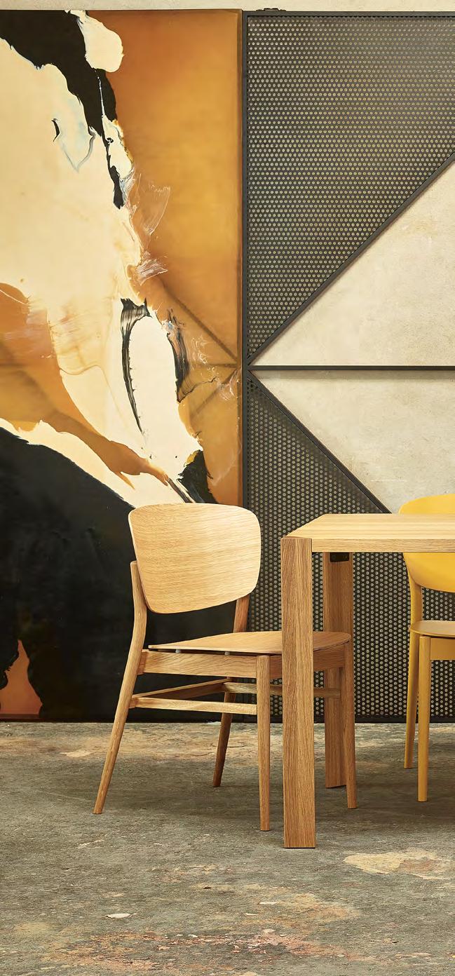 valencia design / Yonoh ES CZ Nadčasová kolekce inspirovaná rytmem města. Praktickými vlastnostmi vyhoví svižnému tempu bistra či kavárny, komfortem nadchne i při dlouhém večerním posezení.