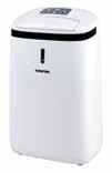 TEPLOTY TLAČÍTKO TEPLOTY ČASOVAČ TLAČÍTKO RYCHLOSTI/ VENTILACE ELEKTRONICKÝ OVLÁDACÍ PANEL TECHNICKÉ PARAMETRY DH 720 Výkon (30 C/80% RH) l/24h 20 Výkon (20 C/60% RH) l/24h 6,7 Doporučená místnost