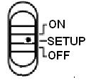 Obr. 2 Hlavní přepínač OFF (vypnuto): vypnutí napájení fotopasti ON: (zapnuto): fotopast přejde do pracovního režimu (obrazovka zhasne, po krátkou dobu bliká