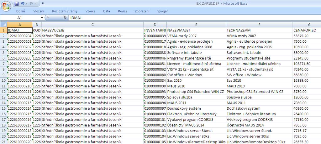 Otevření vygenerovaného souboru v Excelu Spustíte si Excel na svém PC. A volíte Otevřít. Aby se vám nabídl vygenerovaný soubor, musíte pro to udělat dvě věci. Jednak vybrat správný adresář.