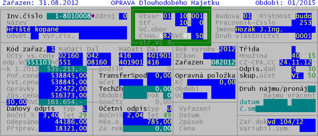 92), která je označena V, je kombinovaná (např. 75) označena X.
