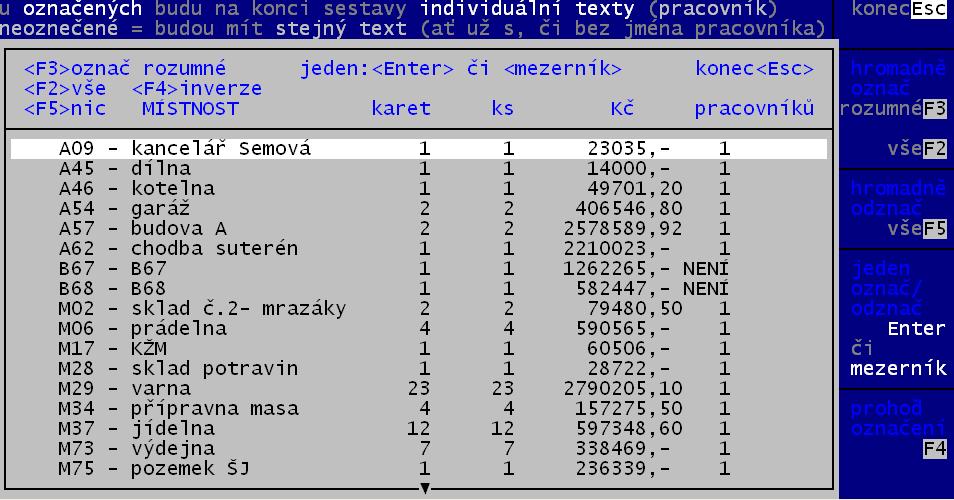 provedeny v rozsahu uzavíraných měsíců. Máte-li navoleno, že se mají dělat uzávěrky od měsíce 3. do 10. měsíce, budou prezentovány změny, které jste provedli v těchto měsících.