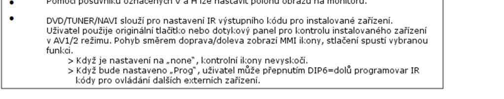 vodících linek Guide L nastaví na obrazovce levou linii, když se hodnota změní, levá linie se posune na své místo.