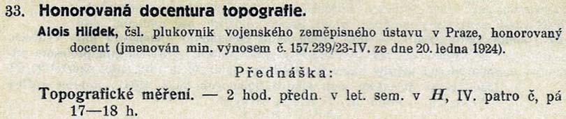 studijní rok 1926/1927,