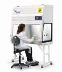BIOHAZARD BOXY S MANUÁLNĚ POSUVNÝM OKNEM (SÉRIE BIO II ADVANCE A BIOVANGUARD) Certifikováno dle normy EN-12469 U typu BioVanguard velmi tichý chod < 45 db Certifikovaný prefiltr G3 (dle normy EN-773)