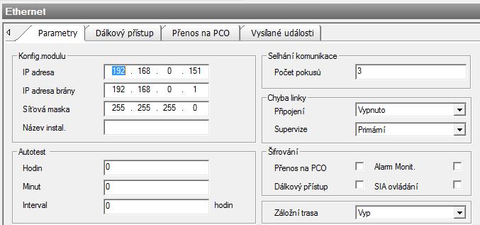 mobilní zařízení v místní síti, případně statická veřejná IP