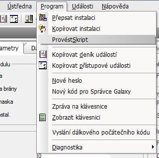 Přiřazení objektu do aplikace Heslo připojení je volitelné a je třeba jej do ústředny vložit prostřednictvím softwaru DSI: PIN uživatele je jeho číselný kód, který