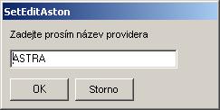 3.c Provider V kapitole 5.d naleznete krátký souhrn funkcí provideru. Je možno vytvořit nové providery. Tyto mohou být použity pro kombinaci kanálů, které jinak náleží odlišným providerům.