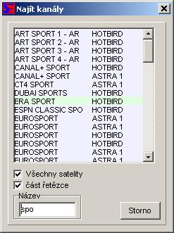 myši v seznamu kanálů a vyberte v menu, které se zobrazí pod "Zobrazit seřazené podle" možnosti "Původní". Je možno také změnit prohlížecí režim seznamu kanálů.