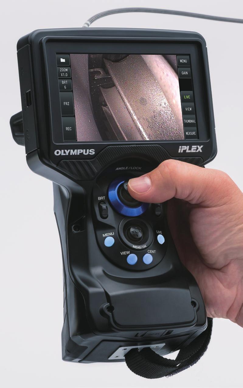 Jděte kamkoli Pohodlně padne do vaší ruky Ergonomicky navržený videoskop IPLEX G Lite,