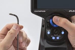 Rychlý a jednoduchý Responsivní joystick, přesné pohyby Ergonomický design videoskopu IPLEX G Lite je doplněn TrueFeel natáčením, díky čemuž je joystick neuvěřitelně responsivní.