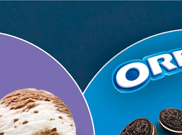 zmrzliny a Oreo sušenek také do