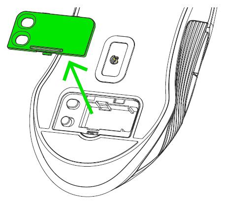 Použití receiveru: Zapojte receiver do volného USB slotu. Přepněte spínač na spodní straně myši do polohy On. Instalace: Upozornění: Pokud již máte nainstalován Razer Synapse 2.