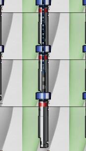 Technologie Slitina MaxWire Pilníky XP-endo Finisher se vyrábí z exkluzivní slitiny ﬁrmy FKG NiTi MaxWire (Martensite-Austenite- electropolishﬂex).
