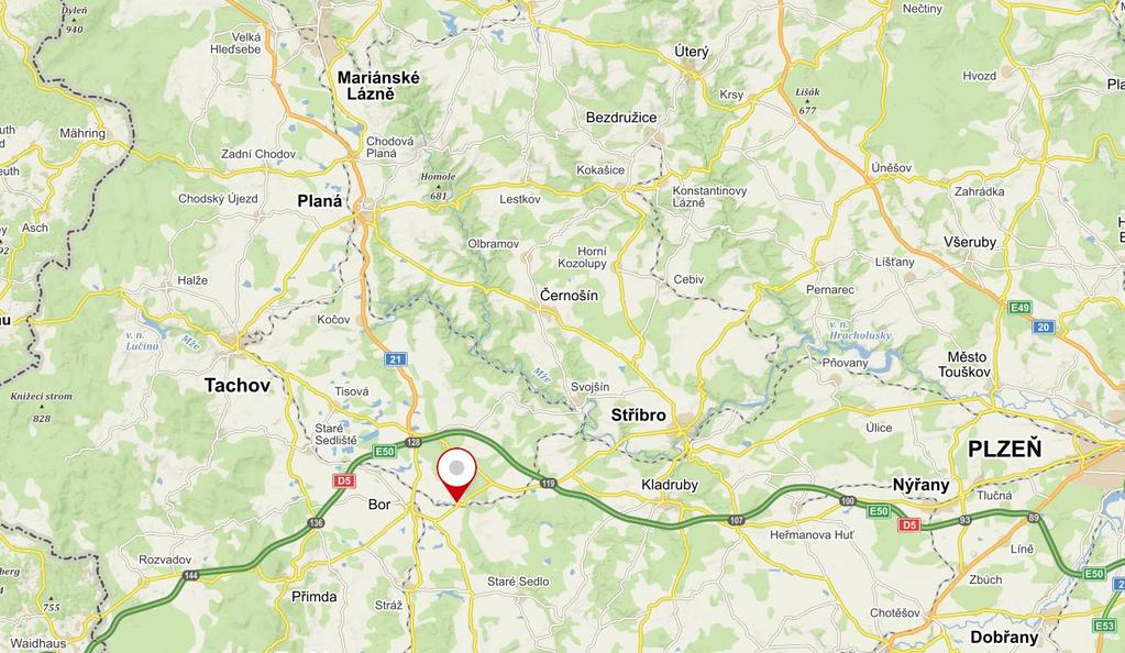 Znalecký posudek /č. 210-3902/2018 Obrázek č. 5 : Mapa porov n ávacích n e mov itý ch věcí 3 1 2 Zdroj: mapy.