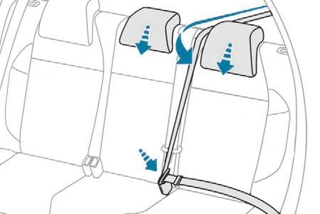 Ergonomie a komfort F Pro zapnutí vyhřívání a zvolení požadované intenzity použijte otočný ovladač na boku příslušného předního sedadla: 0: Vypnuto. 1: Slabé. 2: Střední. 3: Silné.