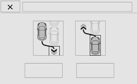 Řízení V případě podélného parkování vozidla systém nedetekuje taková místa, která jsou o hodně menší nebo větší než samotné vozidlo.