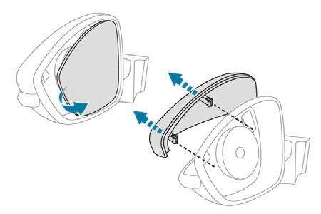 Zadní světla 132 F Zasuňte plochý šroubovák mezi sklo zpětného zrcátka a jeho základnu. F Zapáčete šroubovákem pro uvolnění a vyjmutí skla zpětného zrcátka.