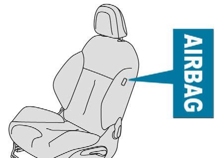 Bezpečnost Boční airbagy Tento systém v případě prudkého bočního nárazu omezuje nebezpečí poranění oblasti mezi boky a rameny řidiče a předního spolujezdce.