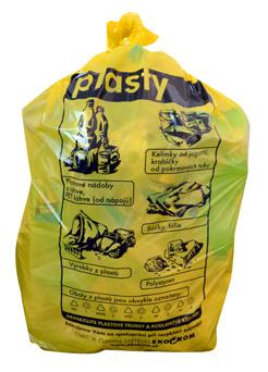 PLASTY a NÁPOJOVÝ KARTON Do kontejneru nebo pytle patří sešlápnuté PET lahve od nápojů