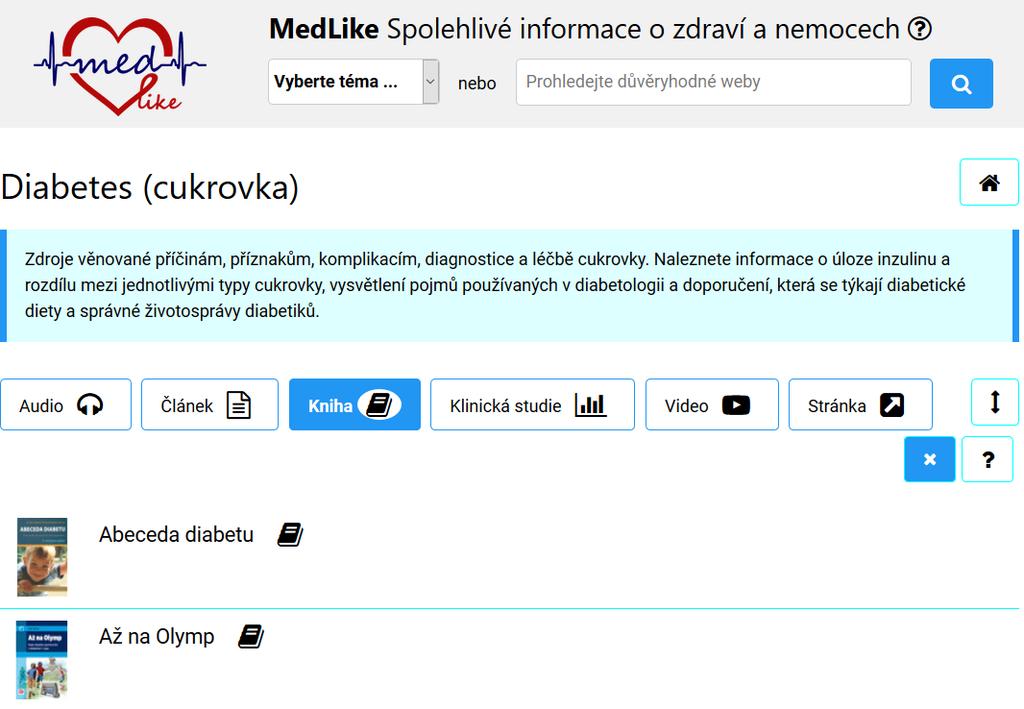 Pokud existuje v portálu Medvik bibliografický záznam na časopis, jehož plný text má NLK k dispozici, tak u tohoto záznamu má uživatel k dispozici prolink do plného textu.