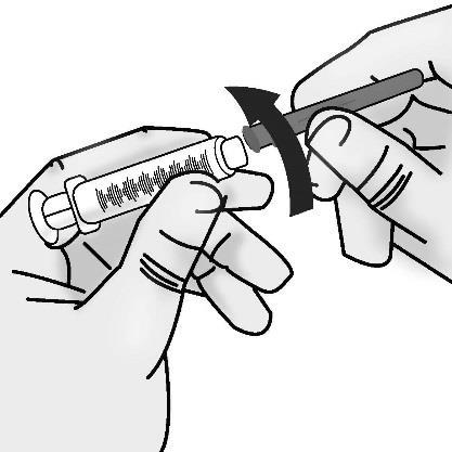 Krok 2: Připojte ke stříkačce jehlu s tupou špičkou pro přístup do injekční