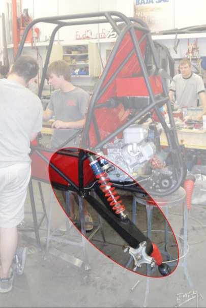KONCEPCE A JEDNOTLIVÉ ČÁSTI VOZIDLA BAJA SAE B.