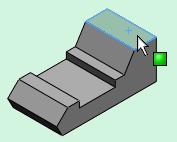 Otevřete soubor SheetMetal\Solid_to_SM.SLDPRT. 2. Klepněte na nástroj Převést na plechový díl (panel nástrojů pro plechové díly) nebo Vložit > Plechový díl > Převést na plechový díl. 3.