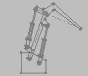 Pohybové studie Příklad: Skica rozvržení pro jeřáb Spusťe studii Analýza pohybu na dvojrozměrné skice rozvržení: 1. Otevřete soubor Motion Studies\Crane_Layout.