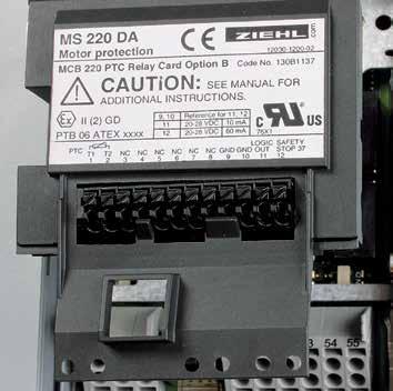 Ochrana zařízení i obsluhy Měnič kmitočtu VLT AutomationDrive FC 302 je dodáván standardně s funkcí bezpečného vypnutí momentu STO (Safe Torque Off) splňující požadavky směrnic ISO 13849-1 PL d a SIL