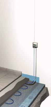 Samoregulační topné kabely T2Red, používané jak pro hlavní vytápění, tak pro vyhřívání podlah.