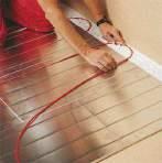 Samoregulační kabel T2Red určený pro podlahové vytápění.