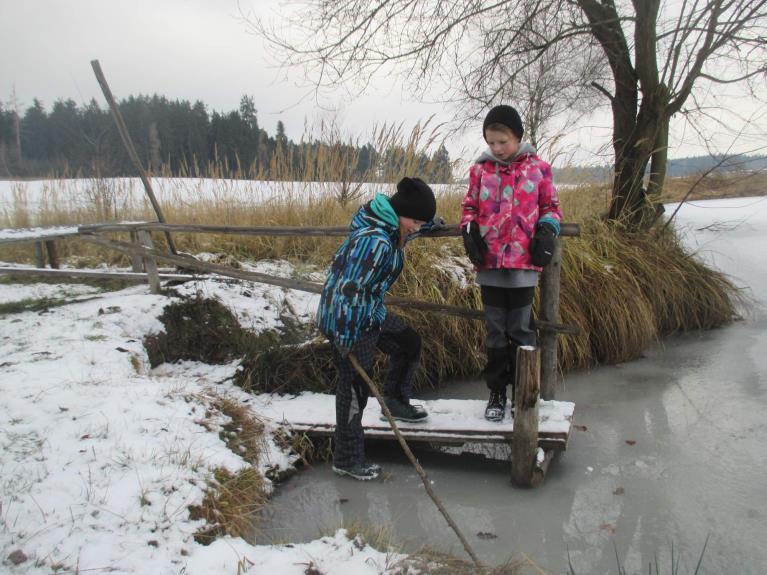 A tak bylo pod naším stromečkem na srubu ve Skleném