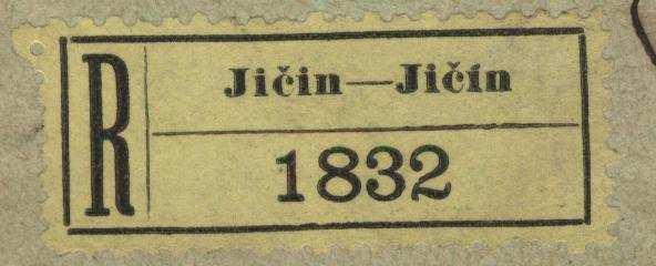 Pro neerární pošty byly rekomandační nálepky zavedeny až v roce 1899.