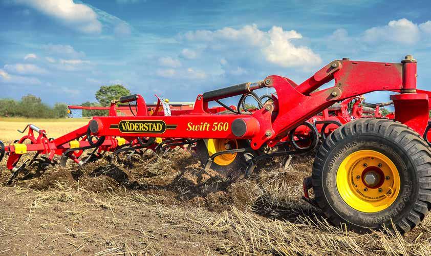 Swift 400-870 Swift 400-870 je tažený radličkový kultivátor zkonstruovaný pro práci špičkové úrovně v mokrých i suchých letech.
