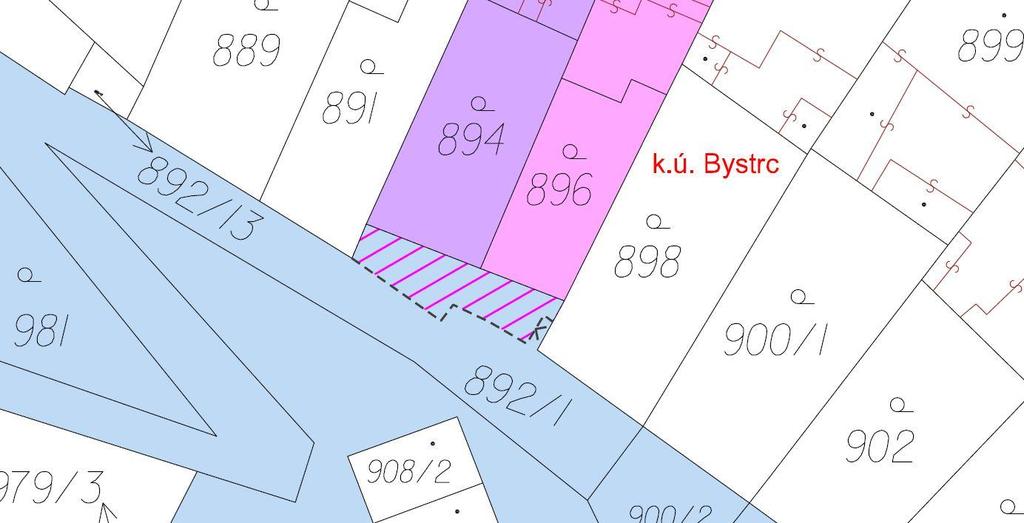 6. prodej části pozemku p. č. 892/1 - ostatní plocha, ostatní komunikace, o výměře 29 m², v k. ú. Bystrc Mgr.