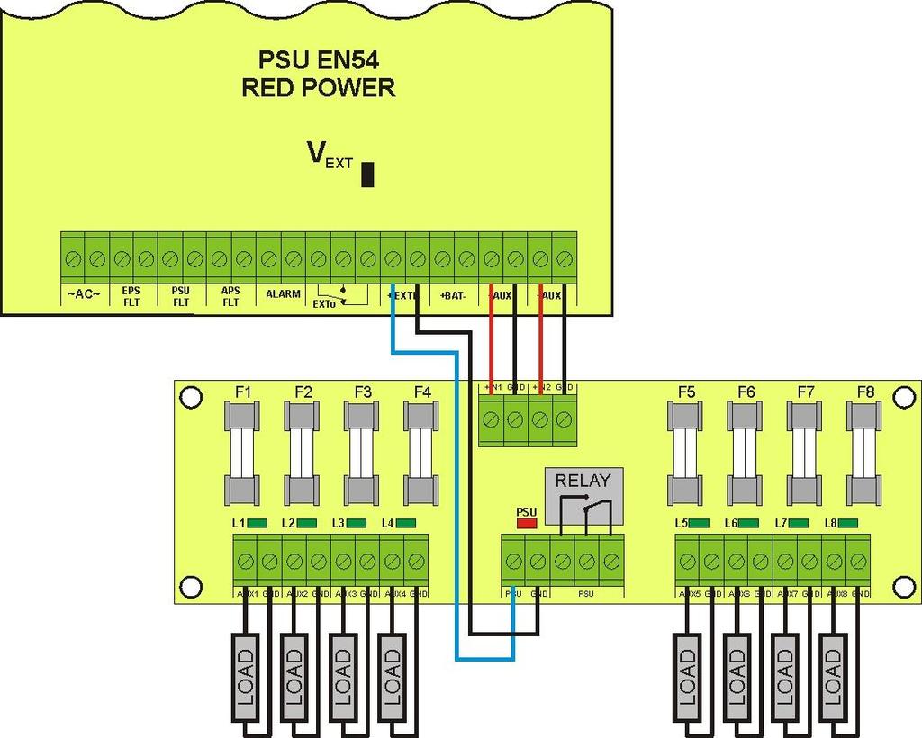 Připojení externích zařízení ke vstupu EXT IN je znázorněno na následujích schématech. Pro spouštění mohou být na externích zařízeních použity výstupy OC (otevřený kolektor) nebo relé kontakty. Obr.