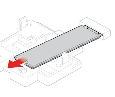 Obrázek 65. Odemknutí západky jednotky SSD M.2 Obrázek 66.