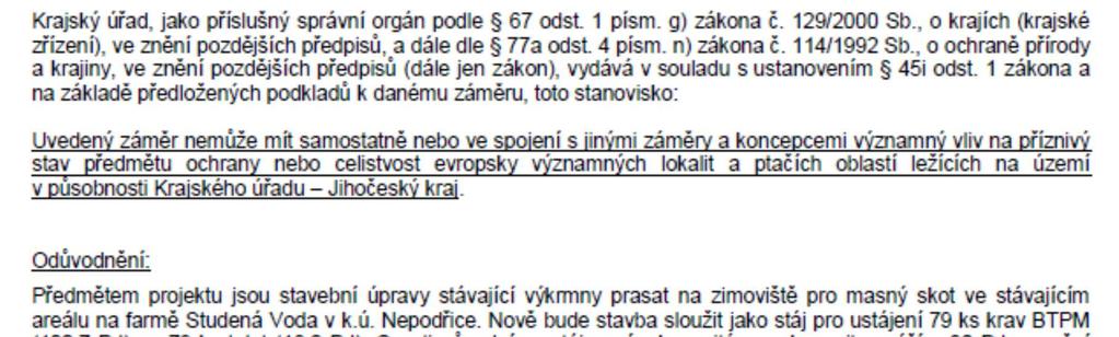 2 Stanovisko