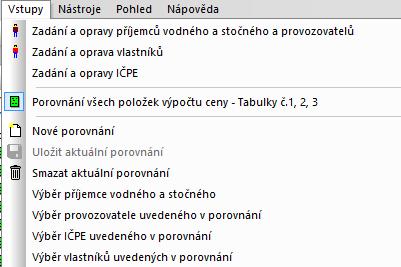 Odeslání souboru porovnání na MZe: Umožňuje poslat vybraná porovnání přes webové rozhraní na MZe a otisk souboru prro ověření datovou schránkou do datové schránky MZE. Podrobně je postup popsán v kap.