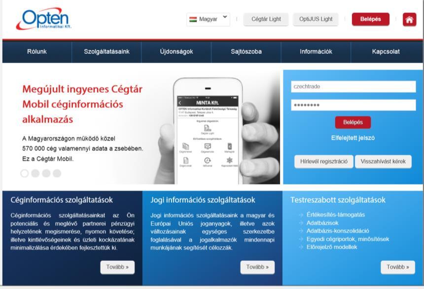 hu (HU,ENG,GER) Placená databáze www.opten.hu / www.