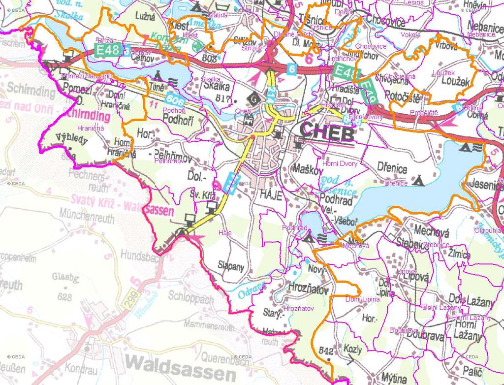 A. NÁZEV OBCE Název části obce (ZSJ): Mapa A: Území obce Přehledová mapka Kód části obce PRVK: CZ41.342.412.8.